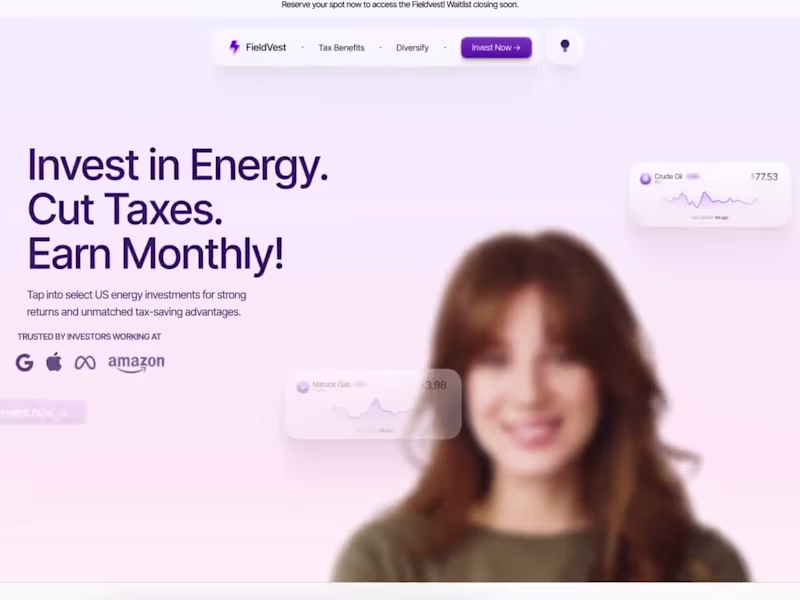 Cover image for Fieldvest Website