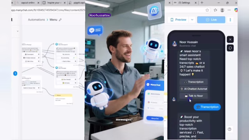 Cover image for ManyChat Automation + AI Chatbots