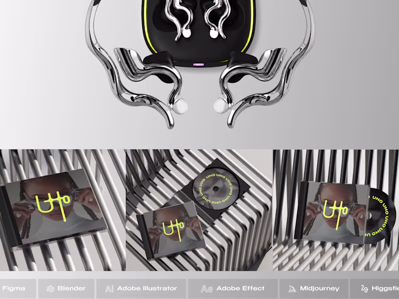 Cover image for UHO - Visual Identity for a Headphones Brand