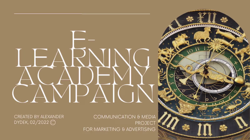 Cover image for E-LEARNING ACADEMY CAMPAIGN