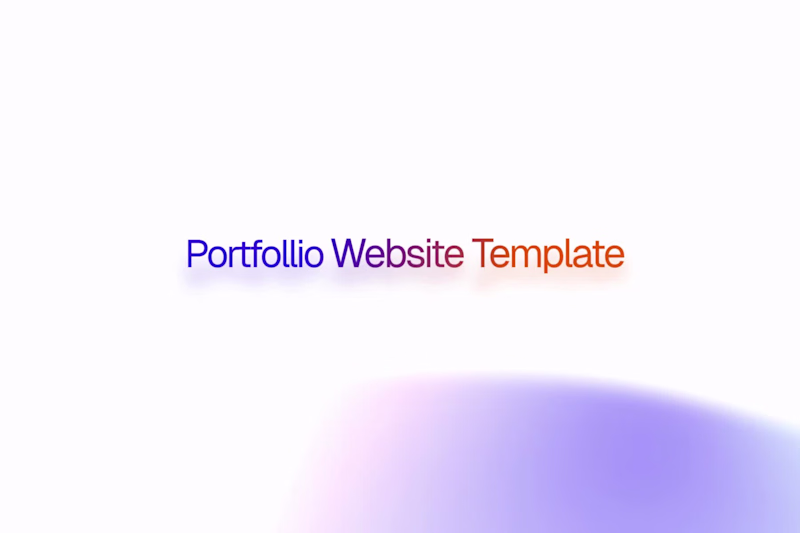 Cover image for New Website Template "Portfollio" is