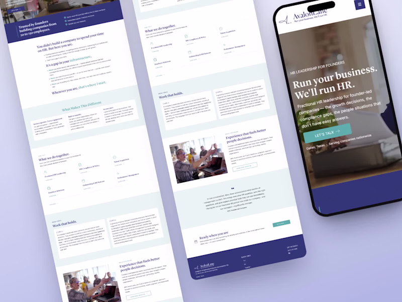 Cover image for Built an HR landing page