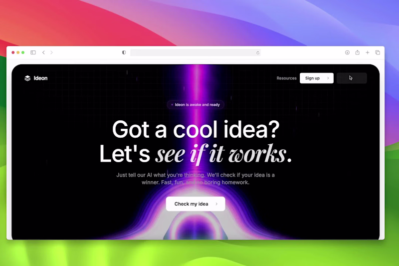Cover image for Ideon — AI-Built Website (Live)