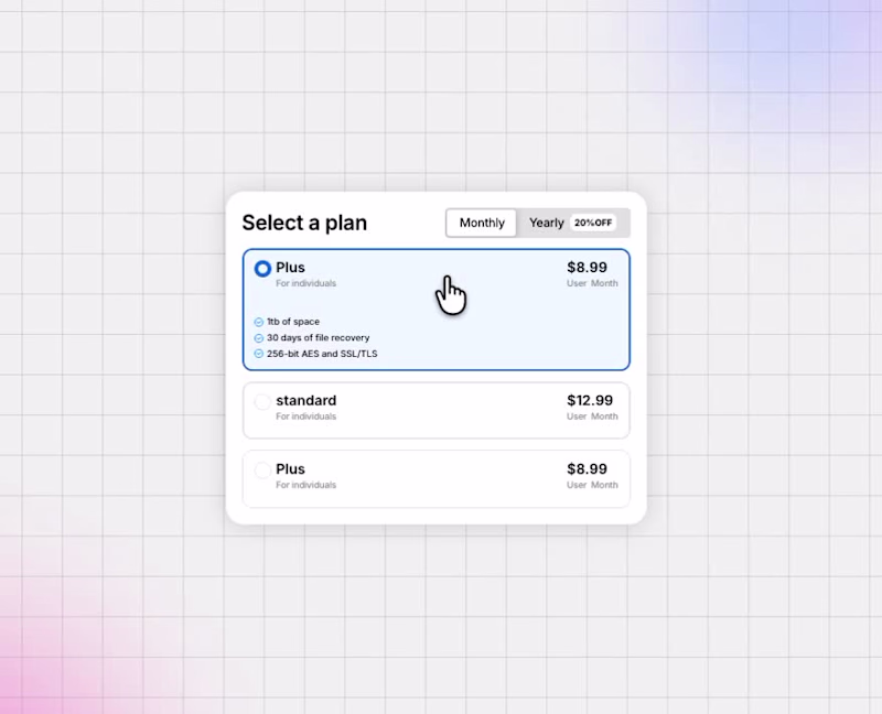 Cover image for Framer pricing card design.