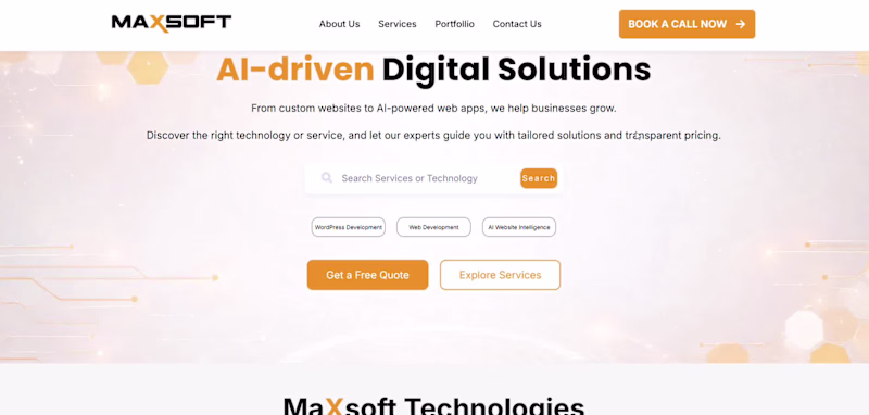 Cover image for Agency WordPress site using Elementor