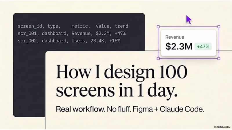 Cover image for I stopped designing 100 screens.

I