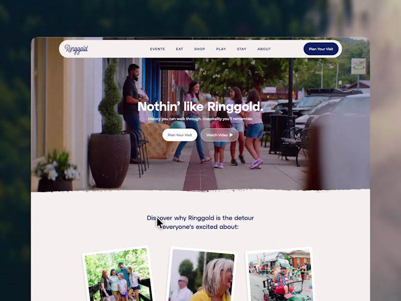 Cover image for Ringgold Tourism Website Development