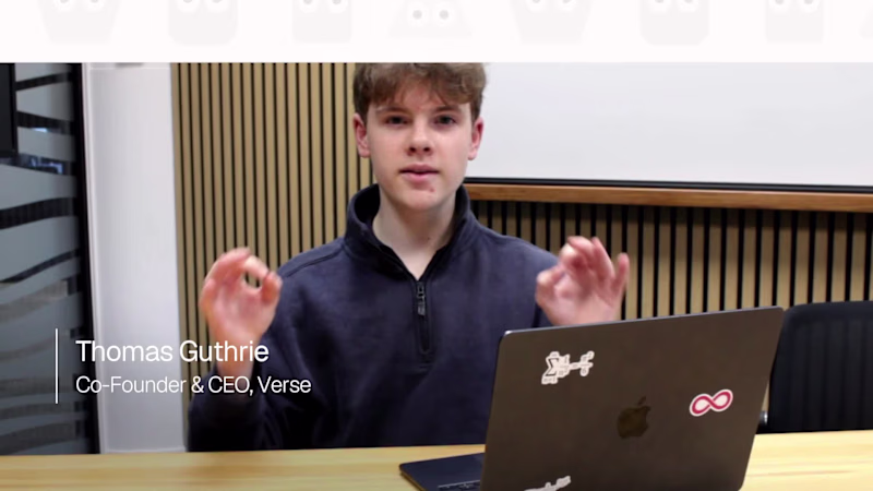 Cover image for Launch video for Verse.