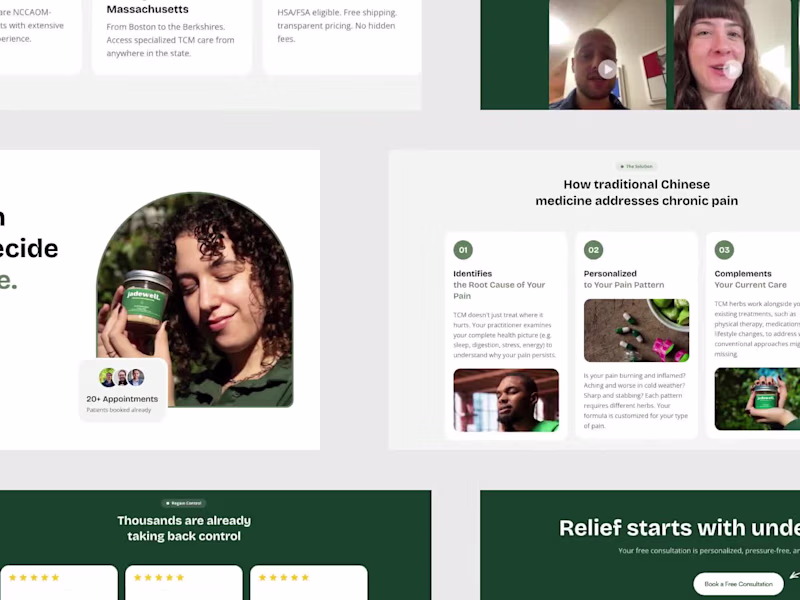 Cover image for Conversion-Focused Landing Page Redesign for Jadewell