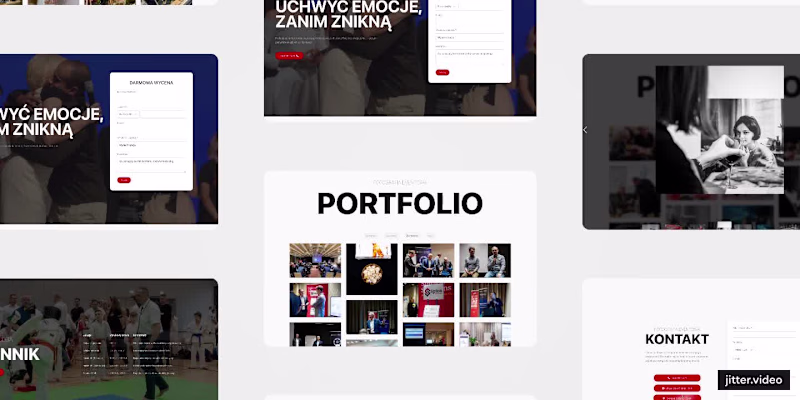 Cover image for Modern website for an event photographer