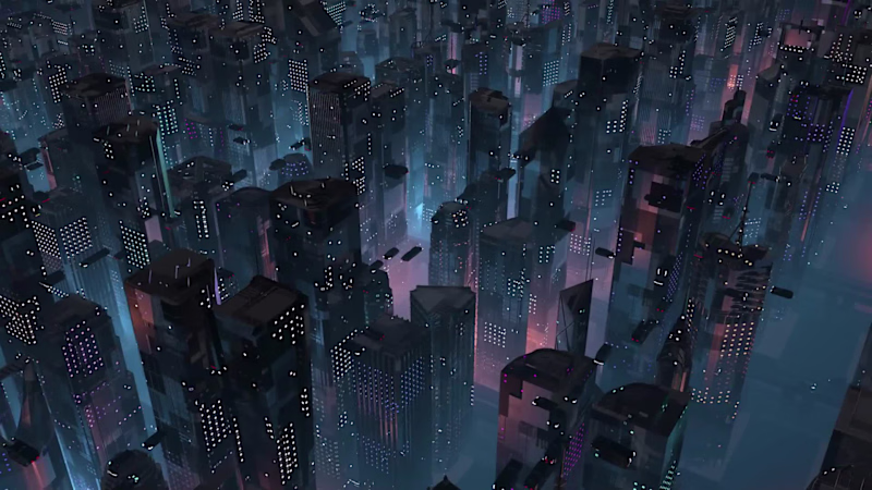 Cover image for Futuristic 3D Cityscape Animation