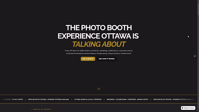 Cover image for Hero section I designed as