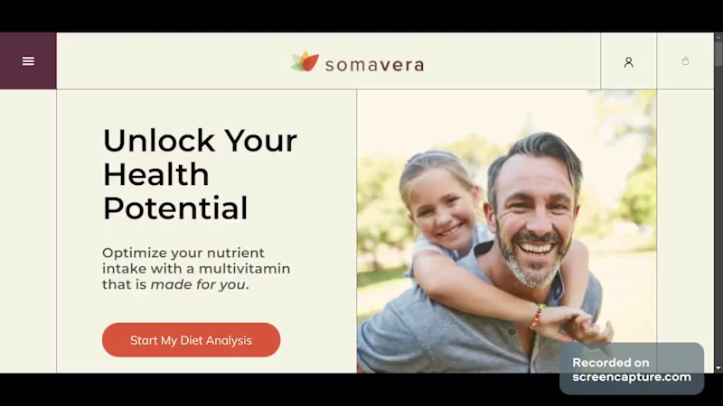 Cover image for Website for Nutritional Brand - Somavera