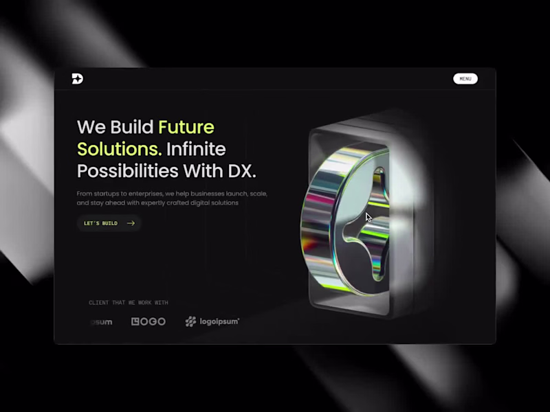 Cover image for DX Studio – Landing Page Redesign and Development