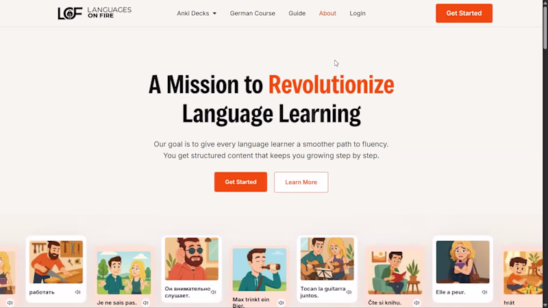 Cover image for About Page Design for Language