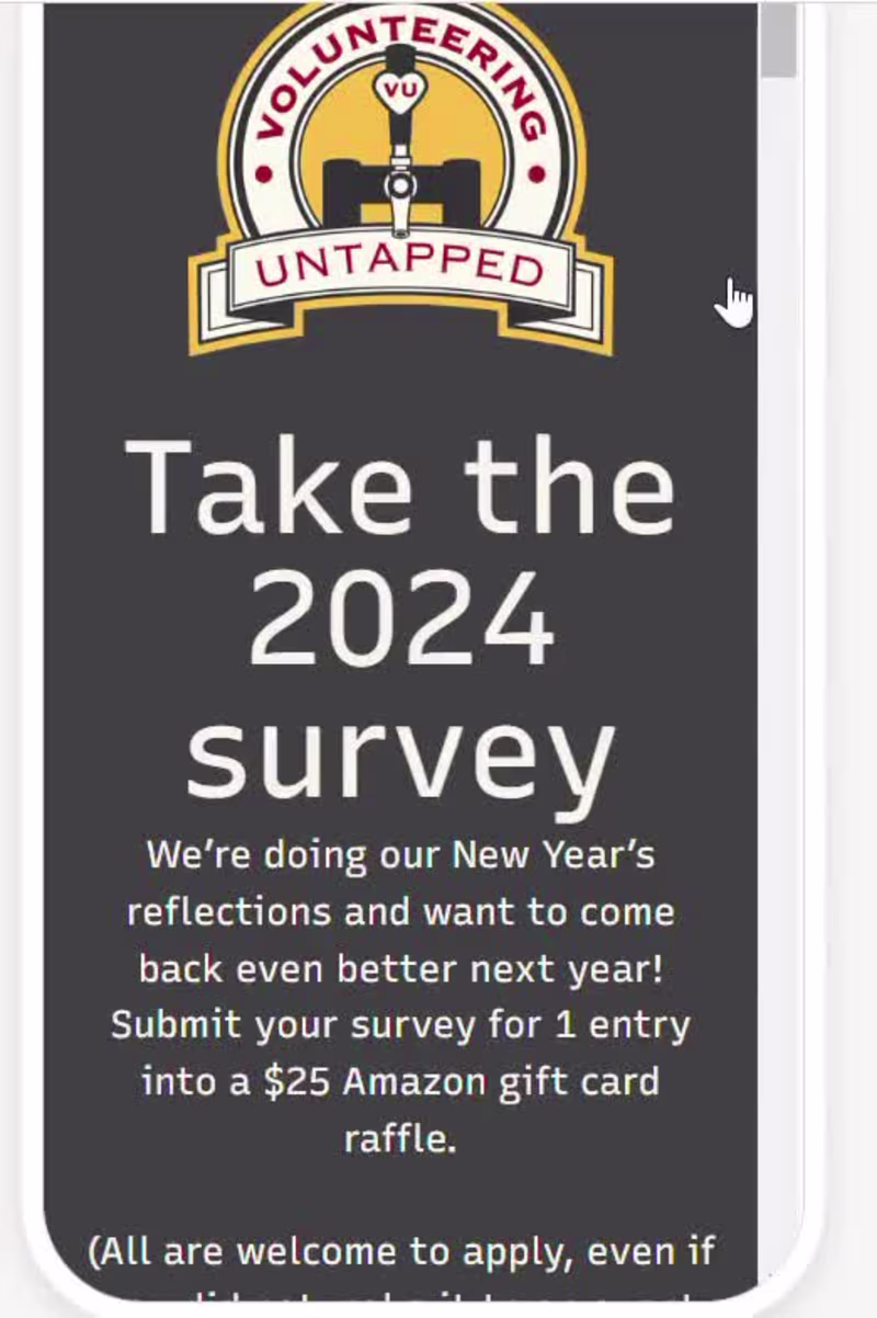 Cover image for Volunteering Untapped Chicago emails