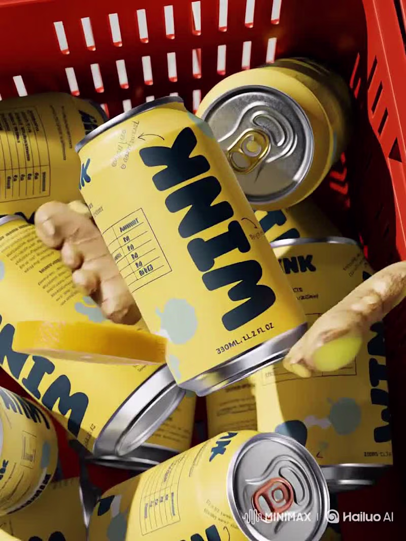 Cover image for WINK — Playful Packaging Design for a Functional Beverage Brand
