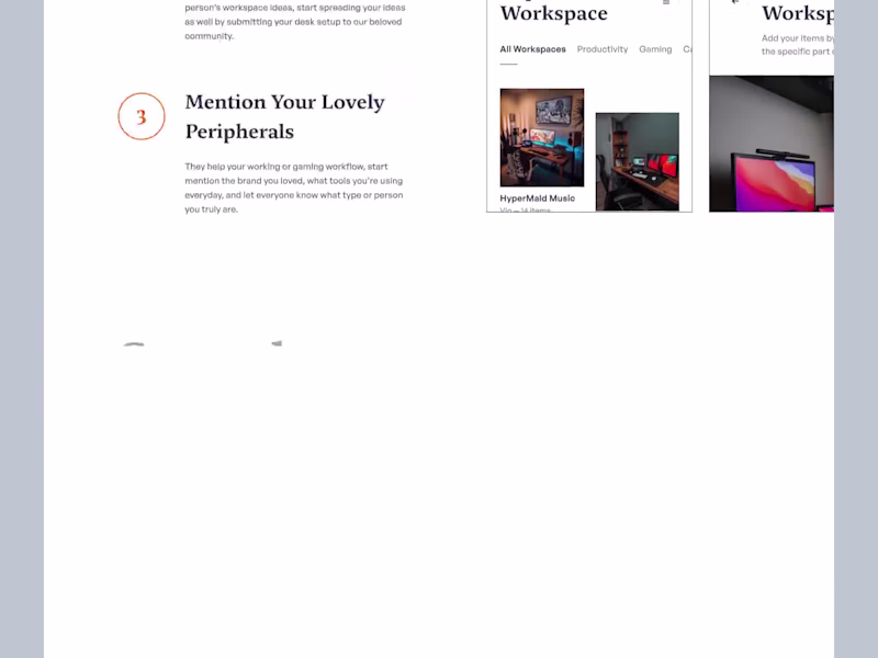Cover image for Workspace Inspiration Finder (+ Interaction inside!)