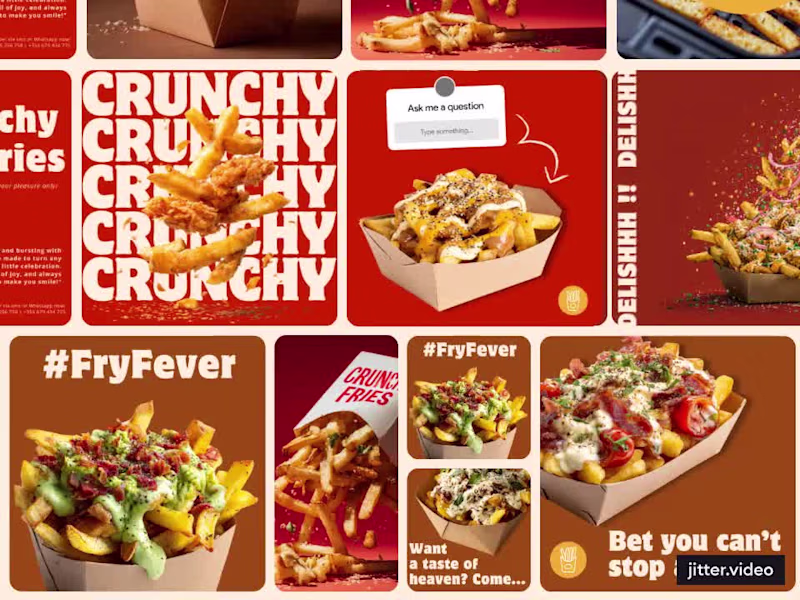 Cover image for Crunchy Fries - Content Creation