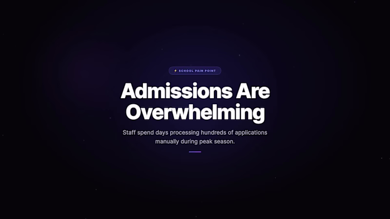 Cover image for We Built an AI Admissions