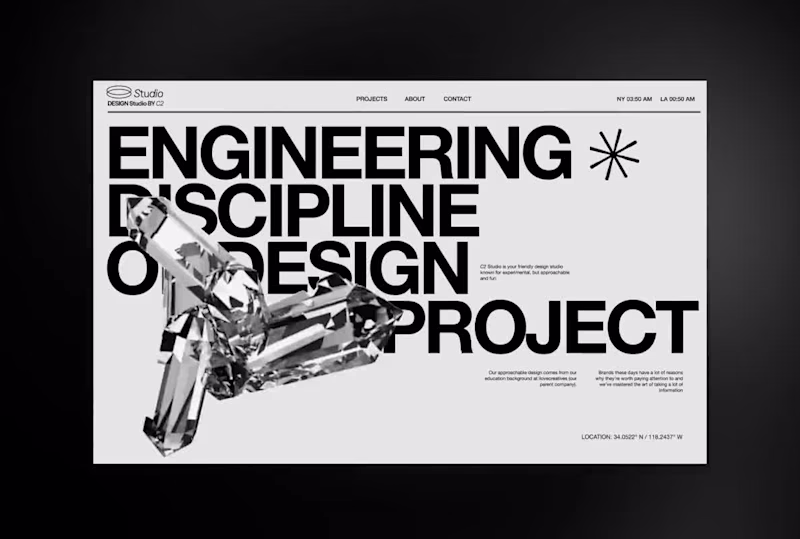 Cover image for 2 Design Studio
Designed a modern