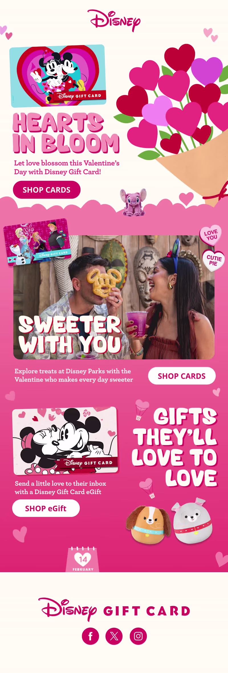 Cover image for Disney gift card monthly campaigns