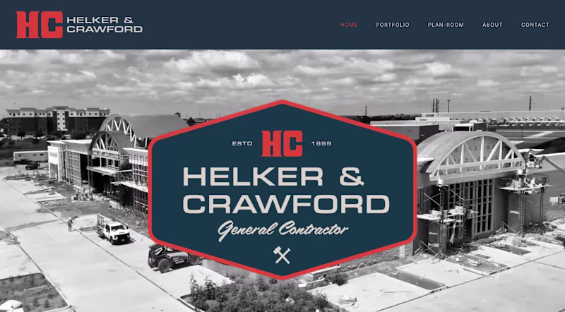Cover image for We designed and developed the Helker & Crawford website to p...