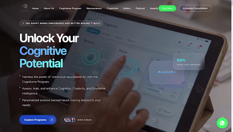 Cover image for Title: Cognitome — Gamified Cognitive