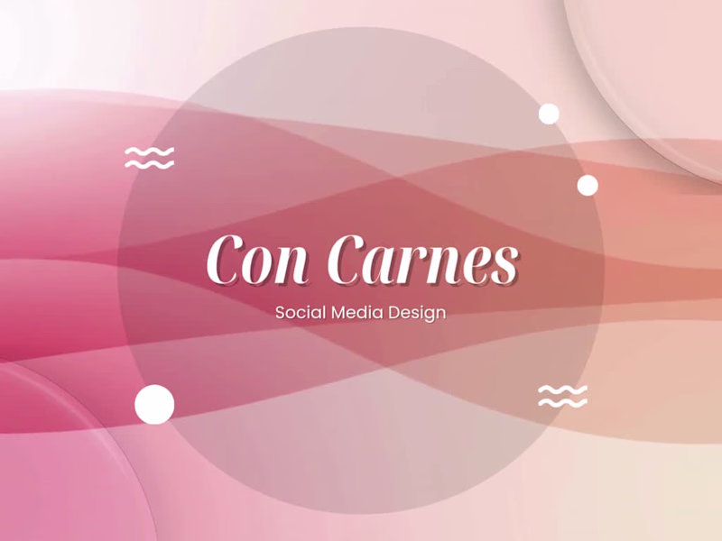Cover image for Con Carnes | Social Media Design