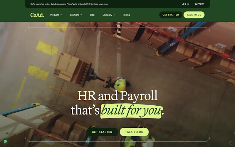 Cover image for Website for HR and payroll software