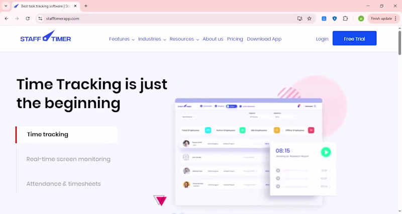 Cover image for A high-performance time-tracking and productivity
