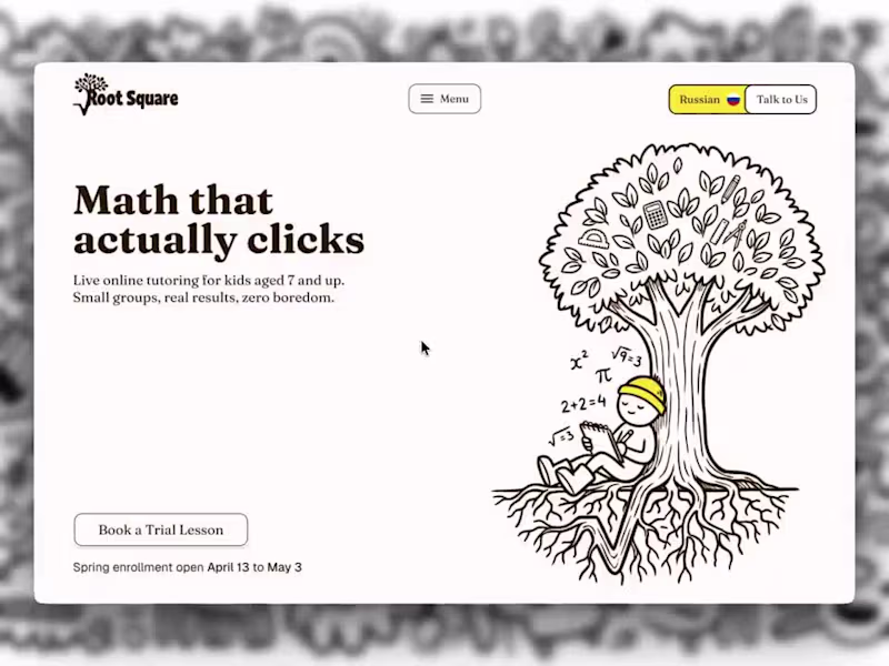 Cover image for Hand-drawn math platform where formulas