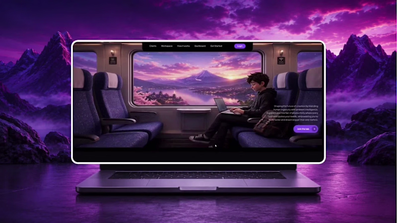 Cover image for "Journey AI" Landing Pag e 🚀