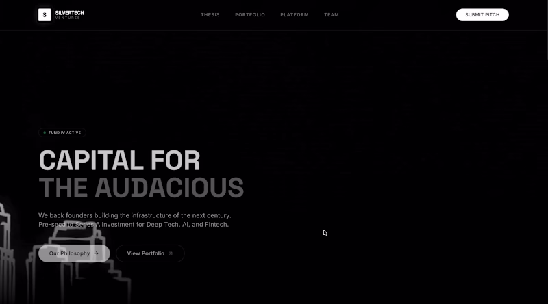 Cover image for Testing video background for NYC based VC firm They wanted s...