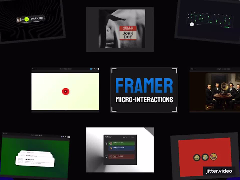 Cover image for Framer — Micro-interactions Projects