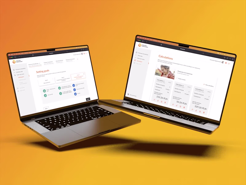 Cover image for UX and UI for Nationale‑Nederlanden’s