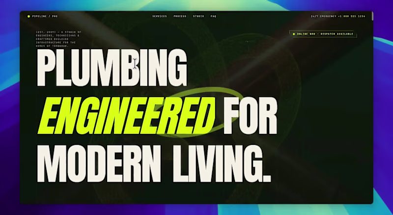 Cover image for A Website for  a