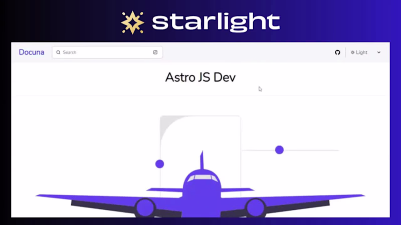 Cover image for Starlight for your documentation site