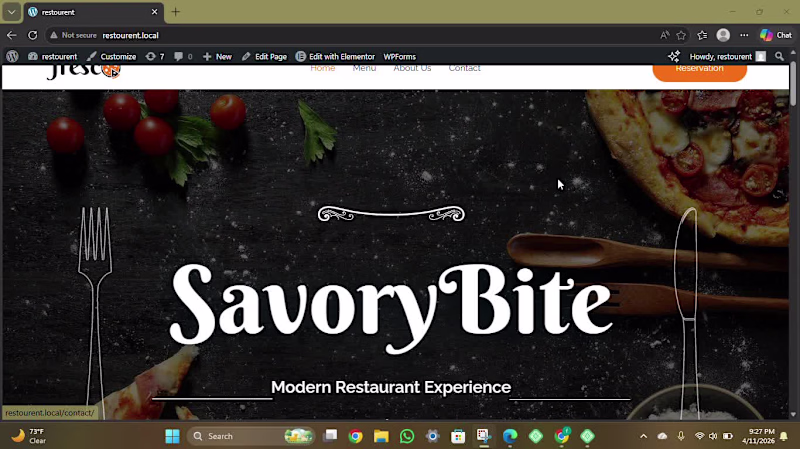 Cover image for 🍽️ Restaurant Website
A visually appealing
