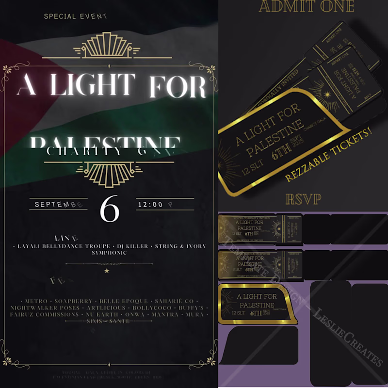 Cover image for Designed promotional graphics for “A