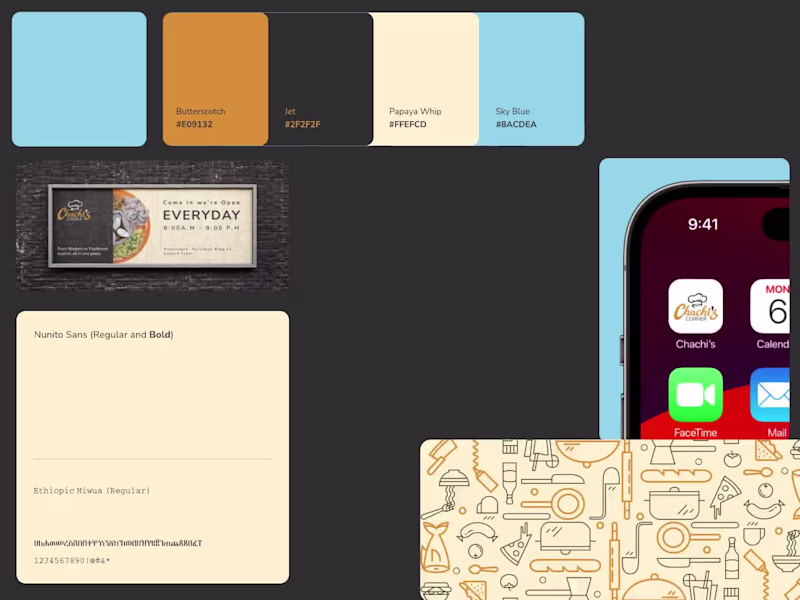 Cover image for Chachis Restaurant Visual Identity