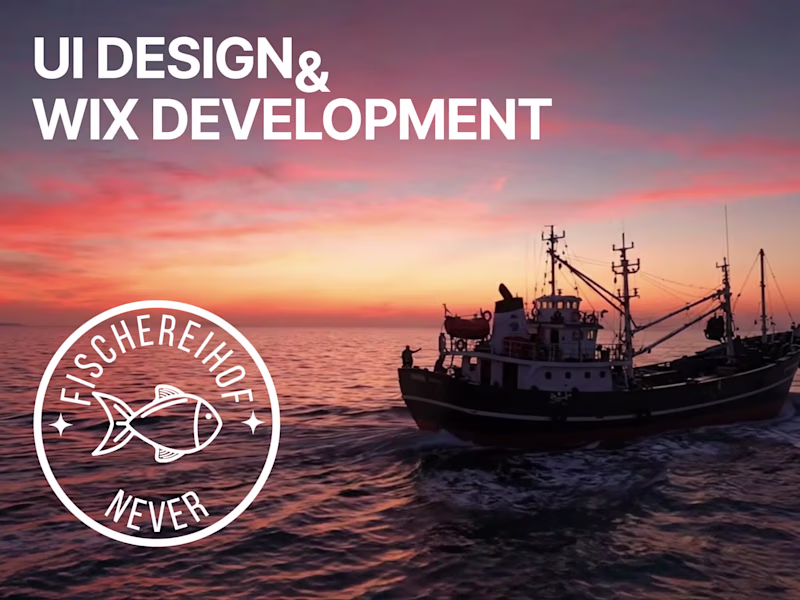Cover image for Fishing Business Website UI/UX Design & Development