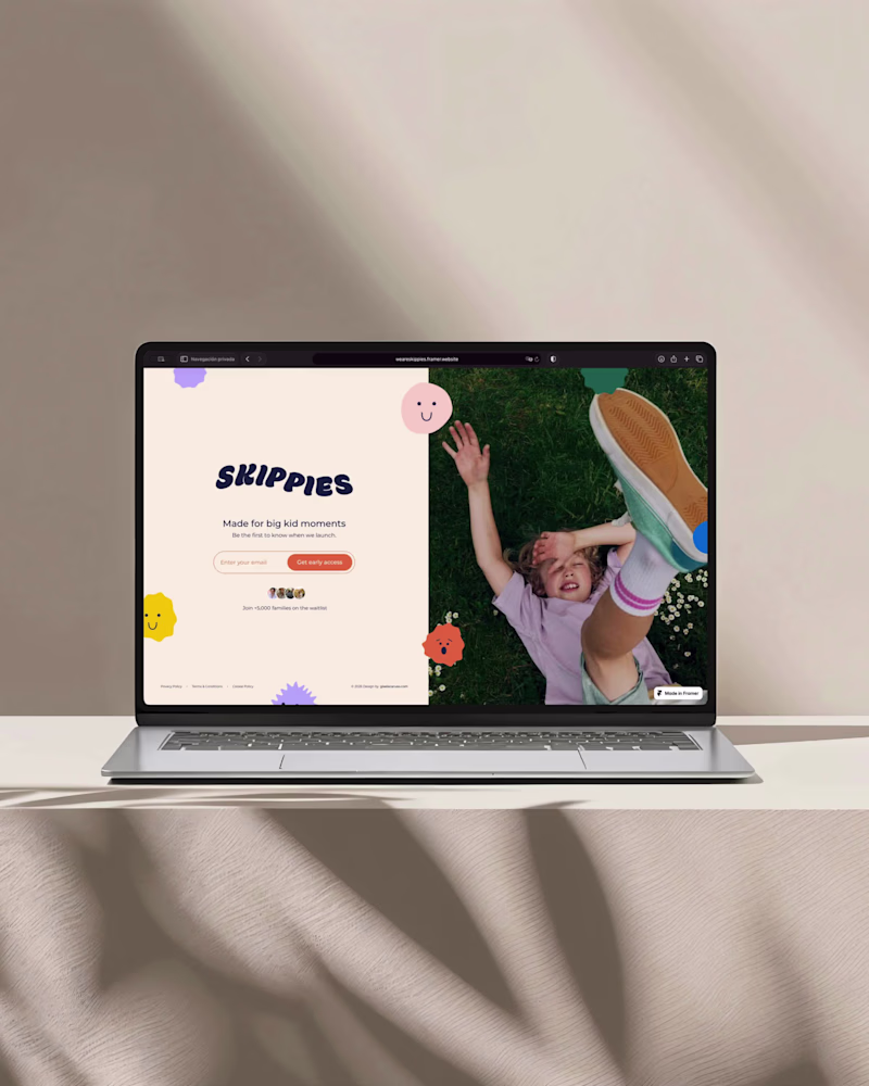 Cover image for A clear brief.
Solid branding.
A landing