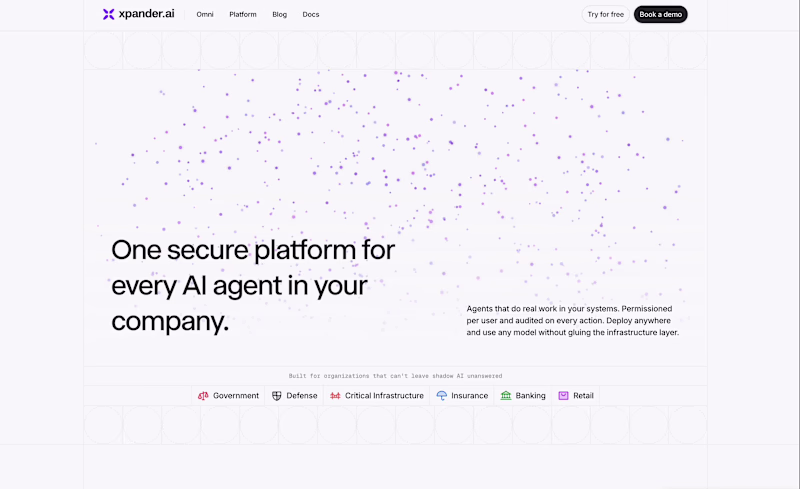 Cover image for Hero animation of xpander.ai (https://xpander.ai)