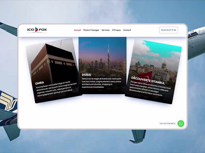 Cover image for WordPress Website for a Travel