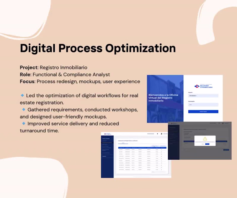 Cover image for Digital Process Optimization – Registro Inmobiliario