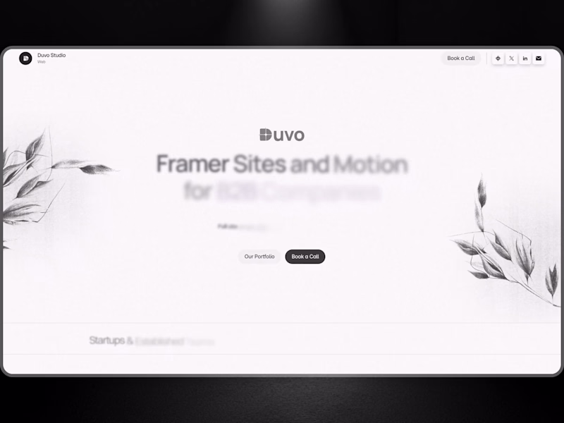 Cover image for B2B Motion and Web Design Project