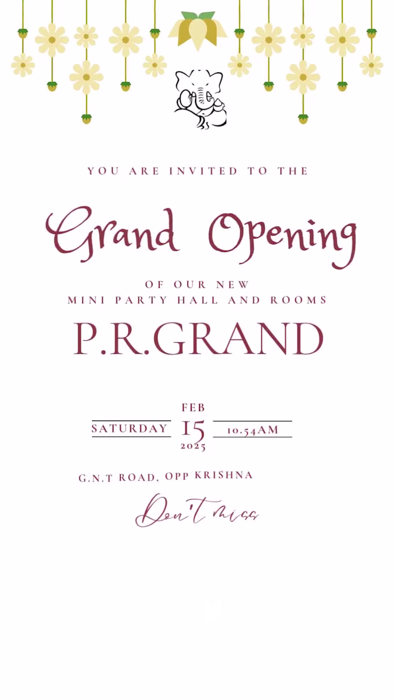 Cover image for Aesthetic traditional invitation