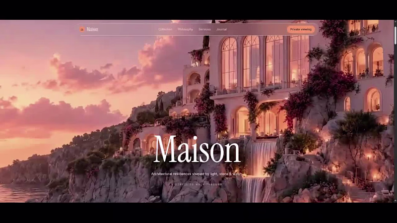 Cover image for Maison Luxury Architectural Real Estate