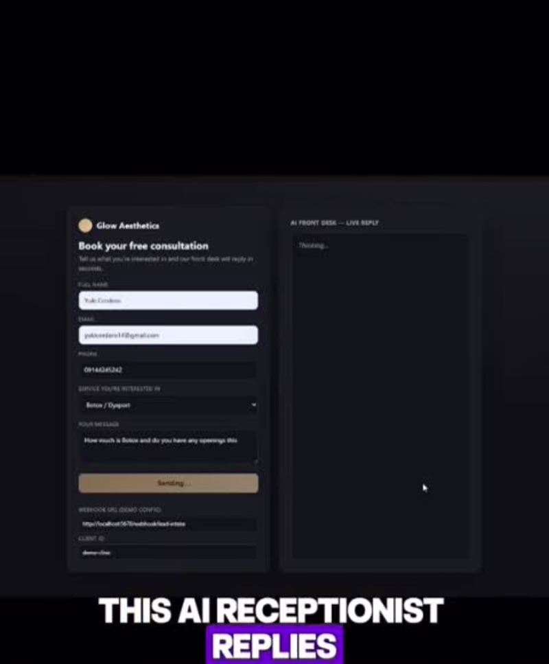 Cover image for This AI receptionist replies to